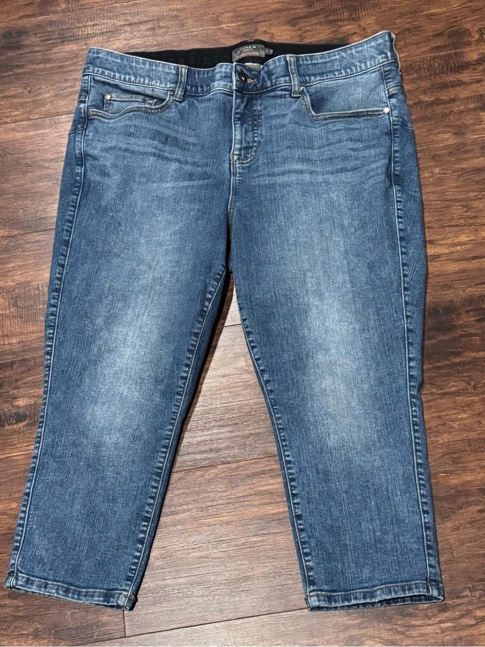 Torrid Crop Bombshell Skinny Premium Stretch High-Rise Jean